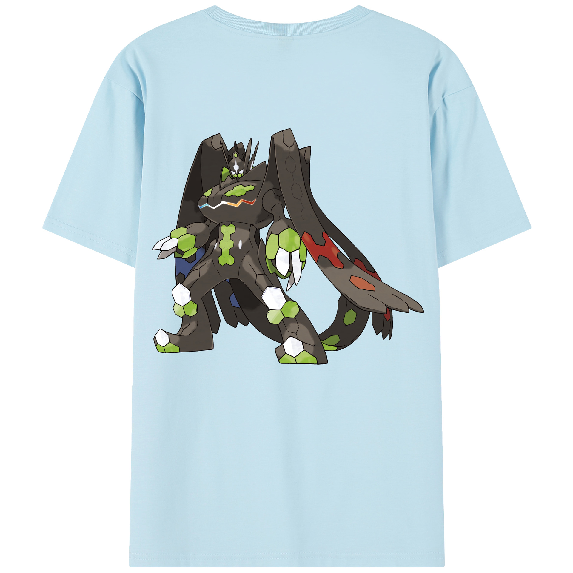 （画像用） ポケットモンスター Pokémon 綿100％半袖Tシャツ（背面プリント）